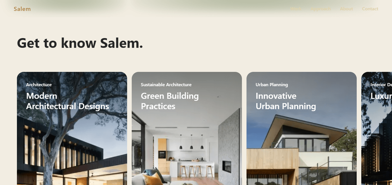 Salem Architectural Firm Site